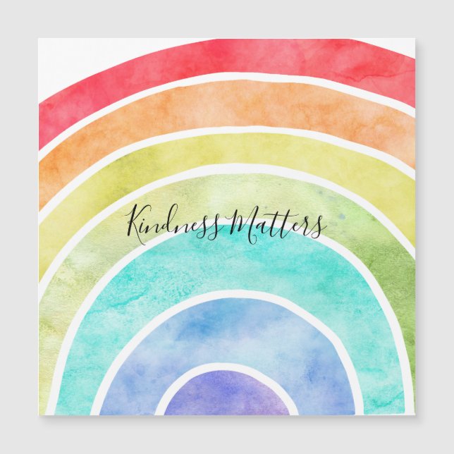 Rainbow personalized inspirational quote (Front)