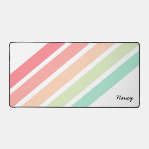 Rainbow Personalized Name Custom Personalized Desk Mat