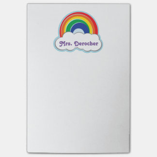 RAINBOW | personalized post-its Post-it Notes