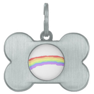 Rainbow Pet ID Tag