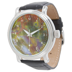 Rainbow Petrified Wood Watch