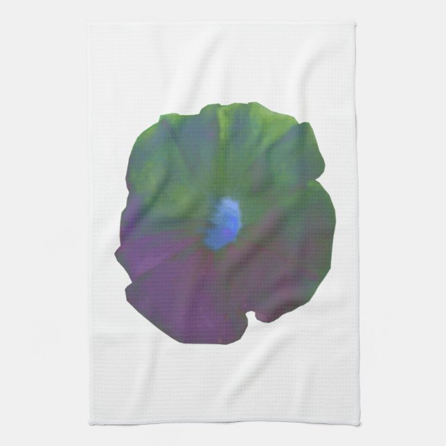 Rainbow Petunia Kitchen Towel (Vertical)