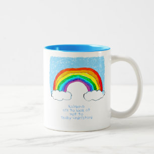 Rainbow Philosophy Two-Tone Coffee Mug