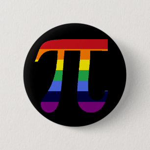 Rainbow Pi 2 Inch Round Button