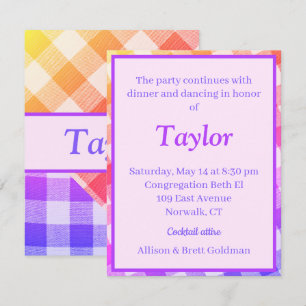 Rainbow Picnic Enclosure Card Diagonal