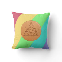 Rainbow Pillow Game Dalgona Multiple Triangle