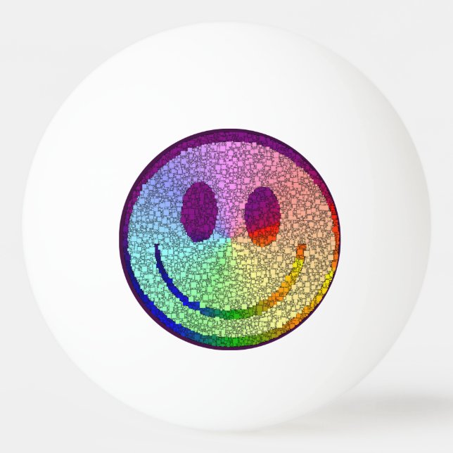 Rainbow Ping Pong Ball (Front)