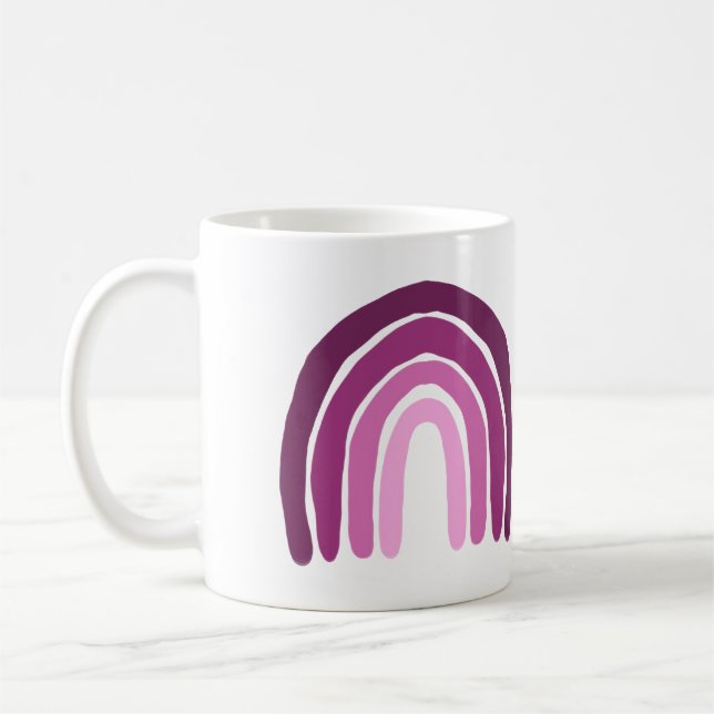 Rainbow Pink Mug (Left)