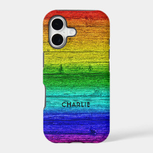 Rainbow Planks custom name phone cases