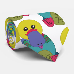 Rainbow Platypus Tie