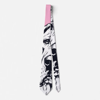 Rainbow Podel Dog graphical pattern  Tie