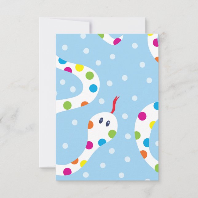 Rainbow Polka Dot Snake (Front)