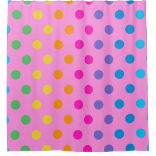 rainbow polka dots