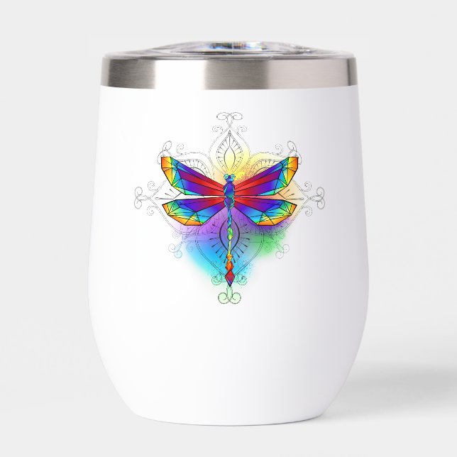 Rainbow Polygonal Dragonfly (Front)