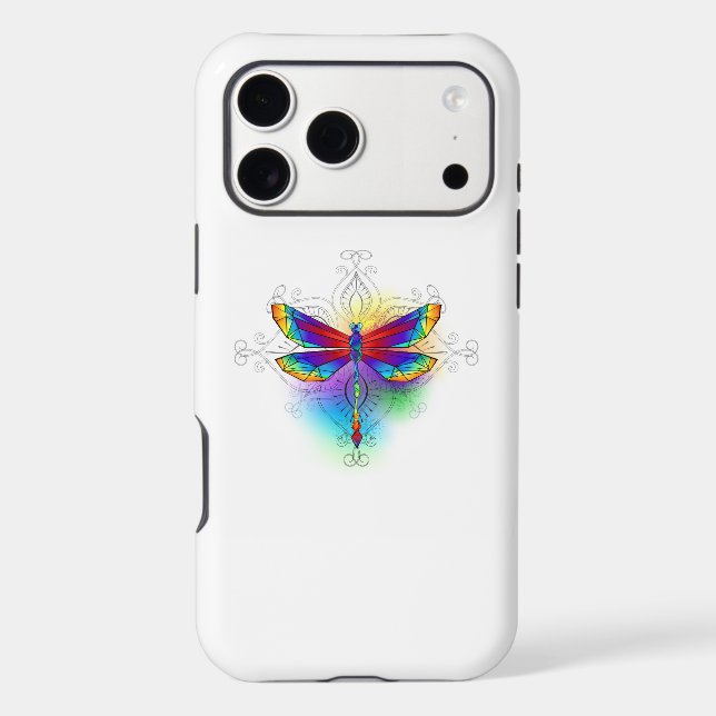 Rainbow Polygonal Dragonfly (Back)