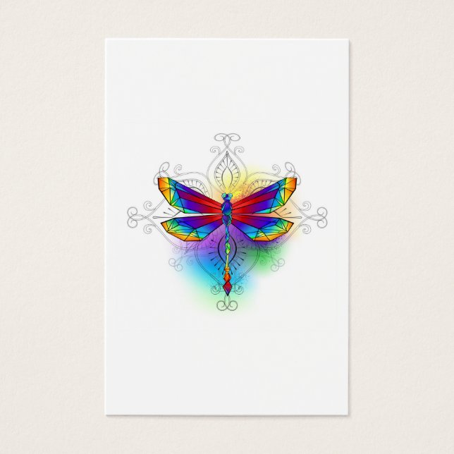Rainbow Polygonal Dragonfly (Front)