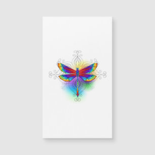Rainbow Polygonal Dragonfly