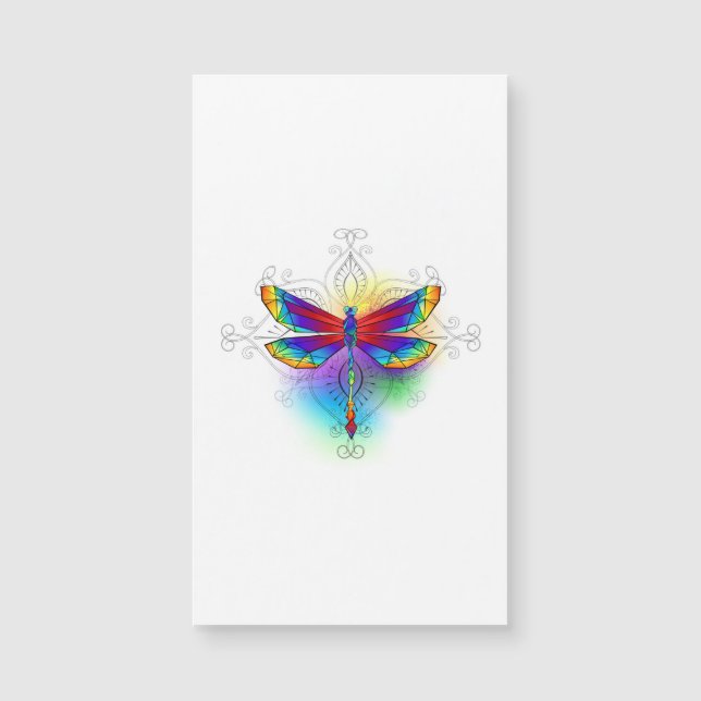 Rainbow Polygonal Dragonfly (Front)