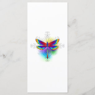 Rainbow Polygonal Dragonfly Menu