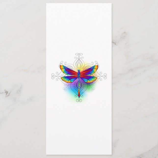 Rainbow Polygonal Dragonfly Program (Front)