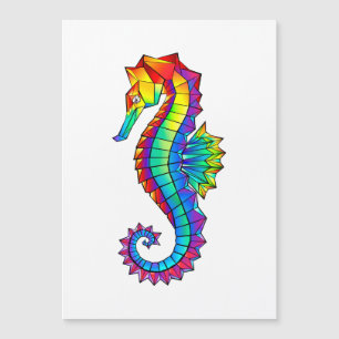 Rainbow Polygonal Seahorse