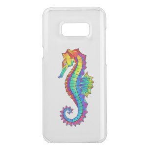 Rainbow Polygonal Seahorse Uncommon Samsung Galaxy S8 Plus Case