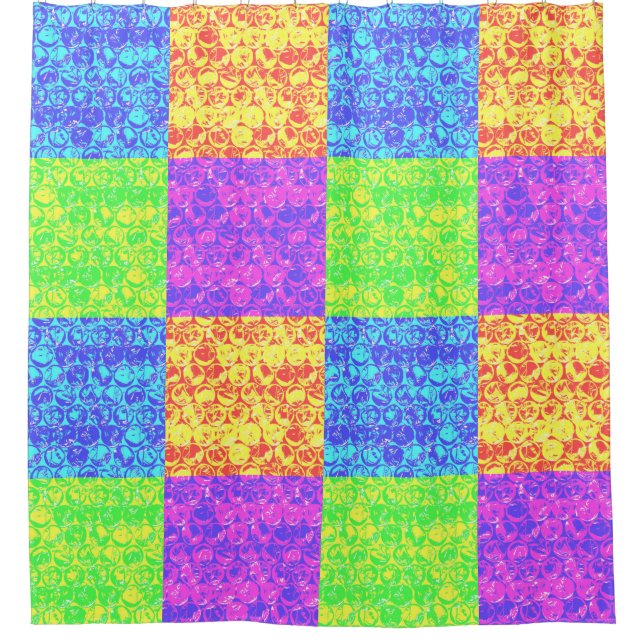 Rainbow pop art bubble wrap (Front)