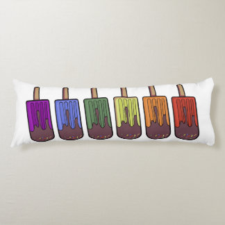Rainbow Popsicle Parade Body Pillow