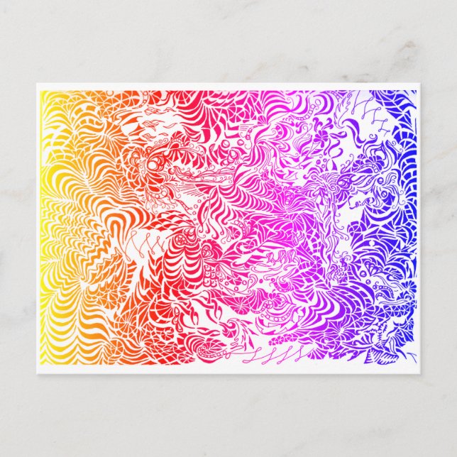 Rainbow Postcard (Front)