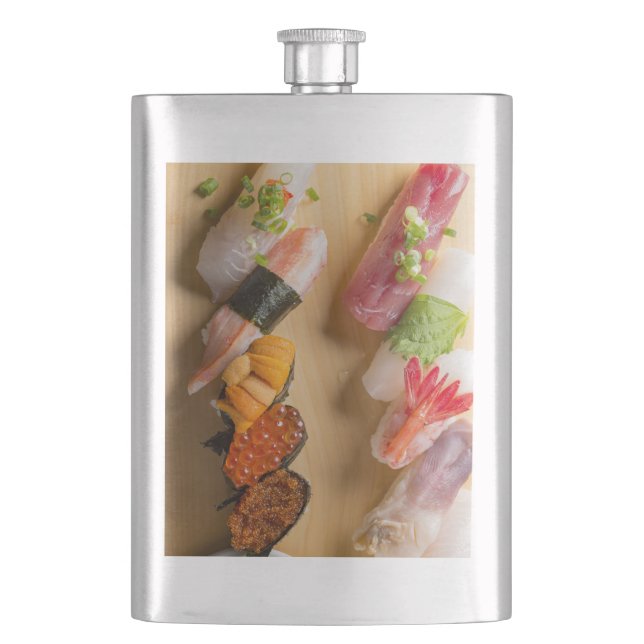 Rainbow Pour – Sushi Arc Classic Flask (Front)