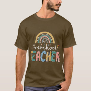 Rainbow Preschool Teacher Kinder Back to School 1 T-Shirt