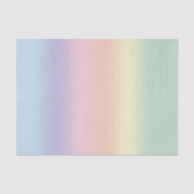 Rainbow Pretty Pastel Blend Tissue Paper (Front)