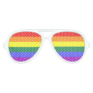 Rainbow Pride Aviator Sunglasses
