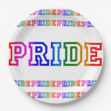 Rainbow PRIDE Celebration 9" Paper Party Plate