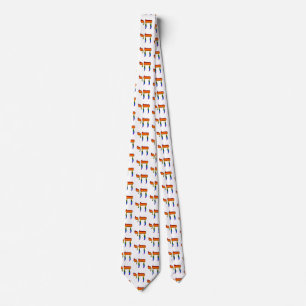 Rainbow Pride Chai Flag  Tie
