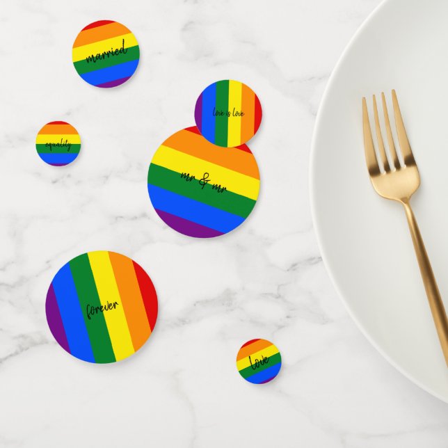 Rainbow Pride Confetti (Group)