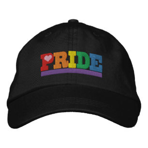 Rainbow Pride Embroidered Hat