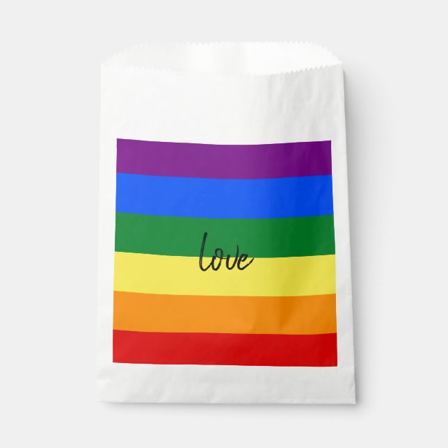 Rainbow Pride Favour Bag (Front)
