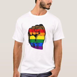 Rainbow Pride Fist T-Shirt
