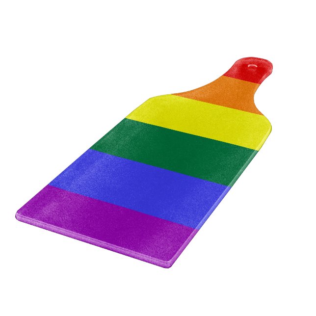 Rainbow Pride Flag Cutting Board (Corner)