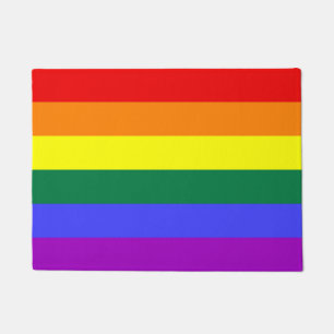 Rainbow Pride Flag Doormat