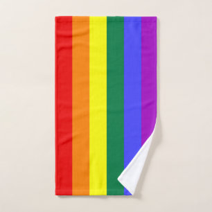 Rainbow Pride Flag Hand Towel