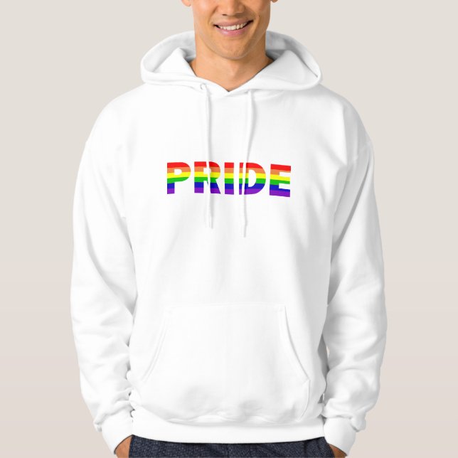 Rainbow Pride Flag Hoodie (Front)