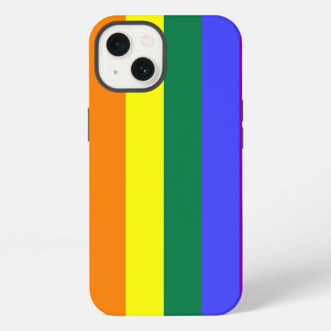 Rainbow Pride Flag iPhone Case (Back)