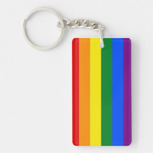 Rainbow Pride Flag Keychain