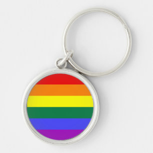 Rainbow Pride Flag Keychain