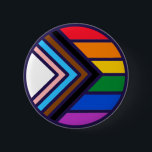 Rainbow Pride Flag LGBTQ  2 Inch Round Button<br><div class="desc">Show your pride with this colorful rainbow button pin,  it's perfect for backpacks,  jackets,  hats,  tote bag. Wear it at Pride events ,  parades or  as an everyday symbol of love and support for the LGBTQ community.</div>