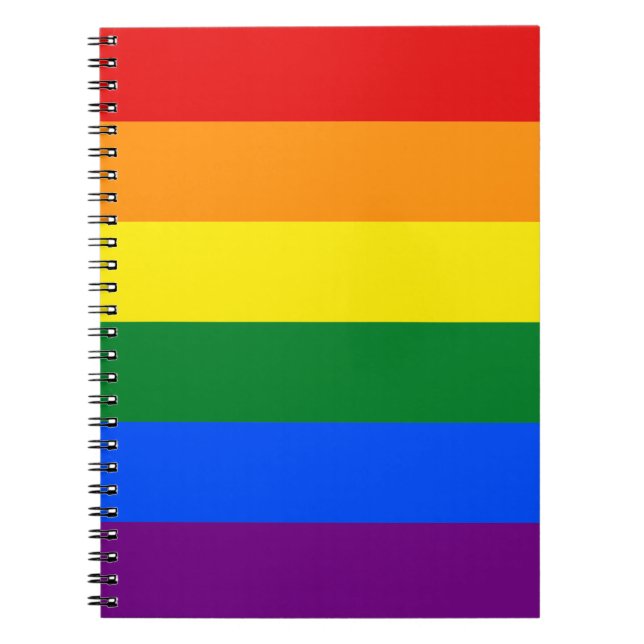 Rainbow Pride Flag Notebook (Front)