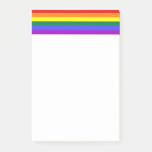 Rainbow Pride Flag Post-it Notes