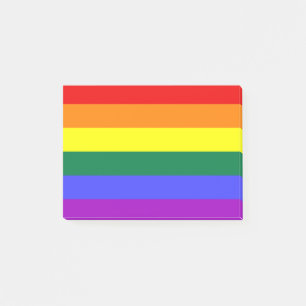Rainbow Pride Flag Post-it Notes
